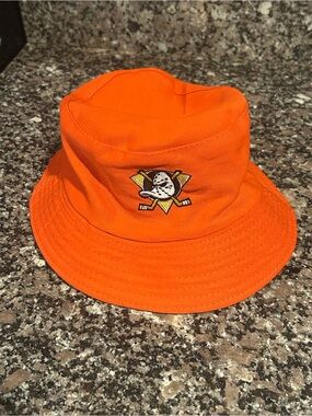Anaheim Ducks NHL Hockey Chick-Fil-A Orange Bucket Hat One Size Reversible SGA